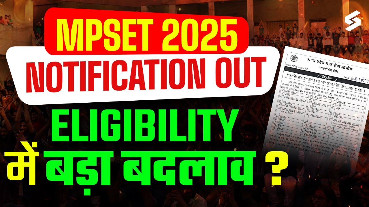 MP SET 2025 Notification | MP SET Eligibility Criteria 2025 | MP SET Eligibility Changed?😱 | Keshari