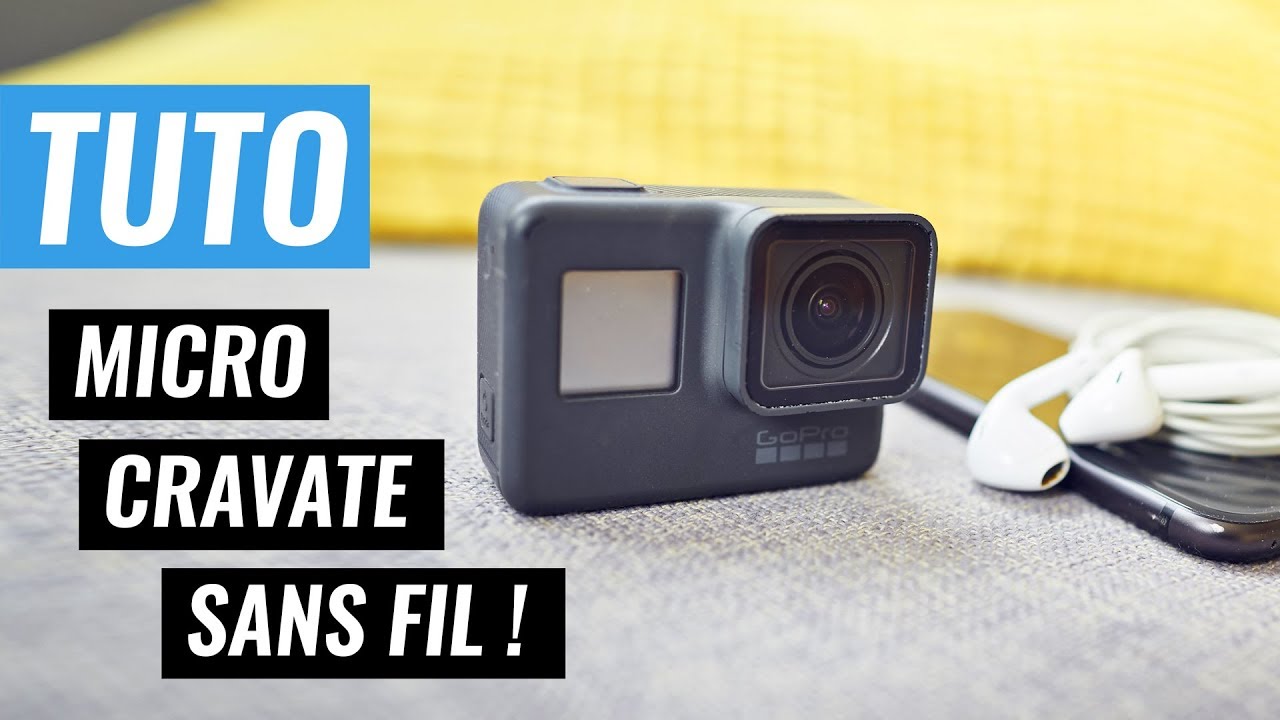 MICRO CRAVATE SANS FIL POUR GOPRO AVEC MYK