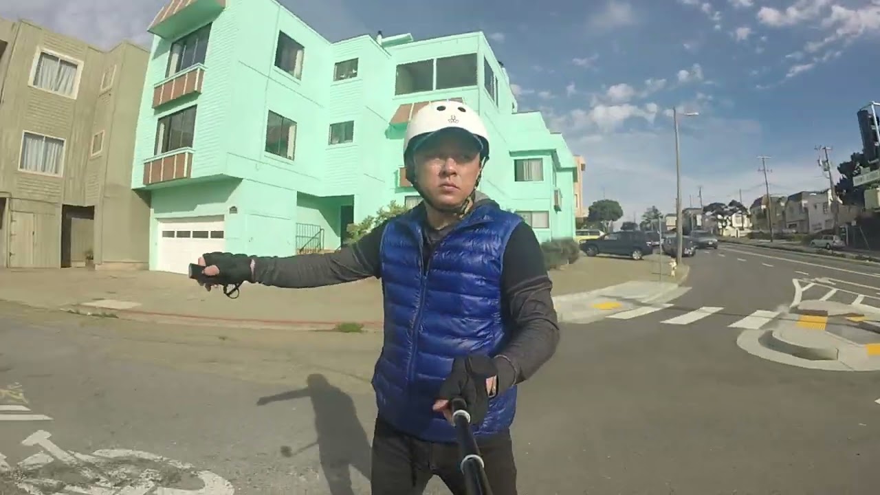 Skateboarding Anza 48th SF