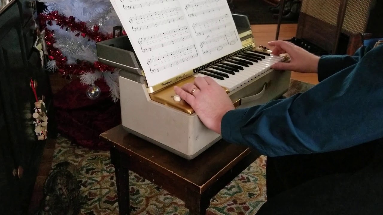 ALL THROUGH THE NIGHT on Companion suitcase organ.