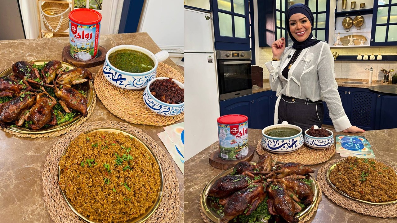 البلدي يوكل مع الشيف نونا | حمام محشي بالكبد والقوانص - طاجن فريك - ملوخية خضراء