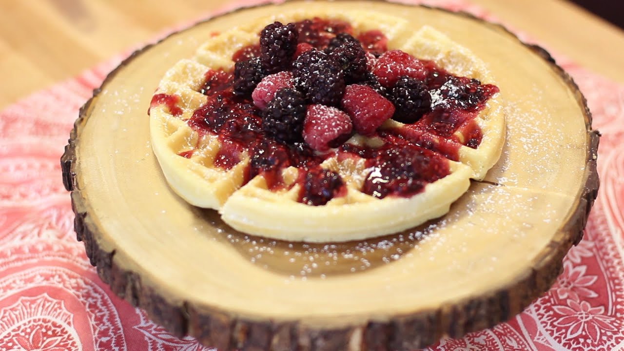 Como fazer Waffle - Uma massa para doces e salgados