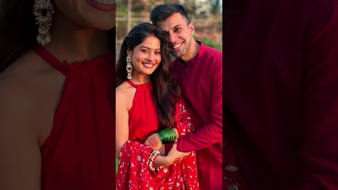 Krishna Mukherjee With Husband Both Are Cute Couple #krishnamukherjee #shorts #viralvideo #love
