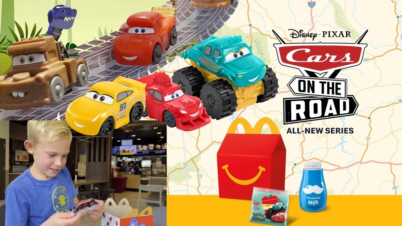 Cars on the Road Happy Meal Toys from McDonald's - In-store video, commercial & in-app game