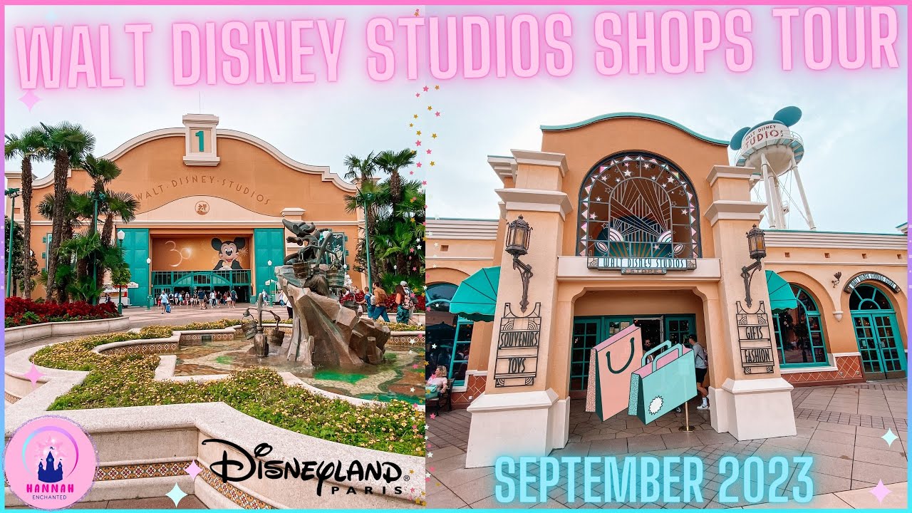 Disneyland Paris Walt Disney Studios Shops Tour Come Shop With Me Marvel Disney 100 Attractions Haul