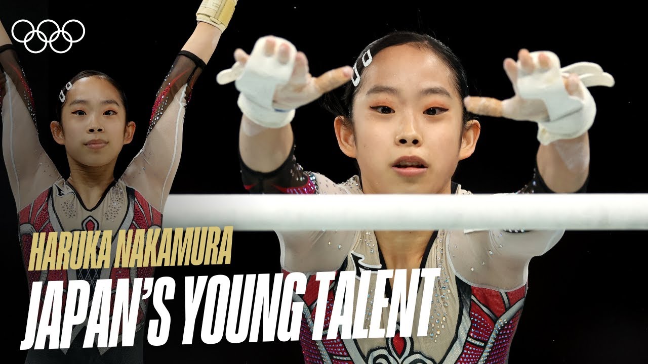 Tokyo Spirit, Paris Stage 💫 Nakamura Haruka horizontal bars routine #paris2024🤩 | Athlete Highlights