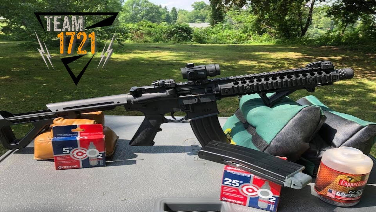 Полностью автоматическая пневматическая винтовка Crosman DPMS SBR BB
