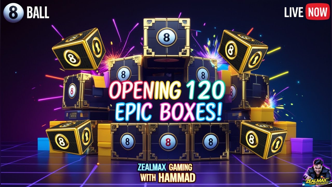 🔴Live:120 Epic Box Openings – Jackpot or Bust?! — Zealmax gaming with Hammad