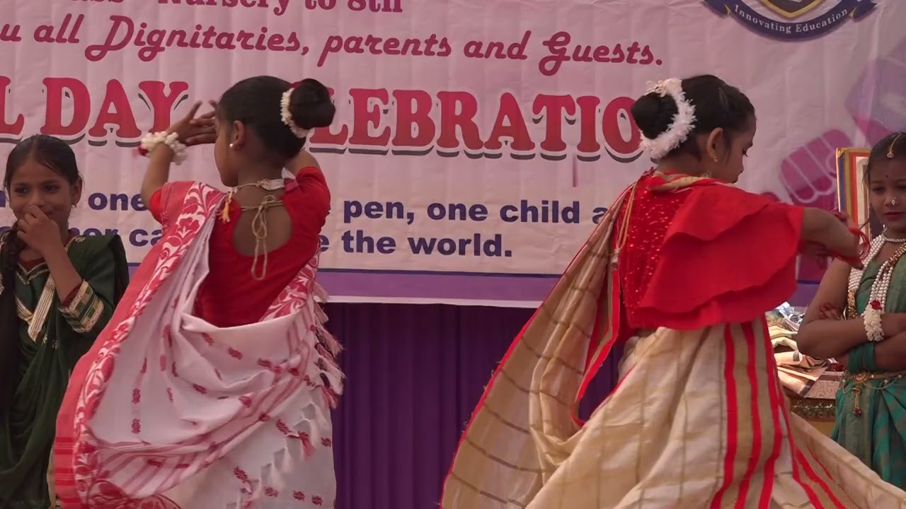 Second, Third  and Fifth class Students Dance Performance on Annual Function //Culture song