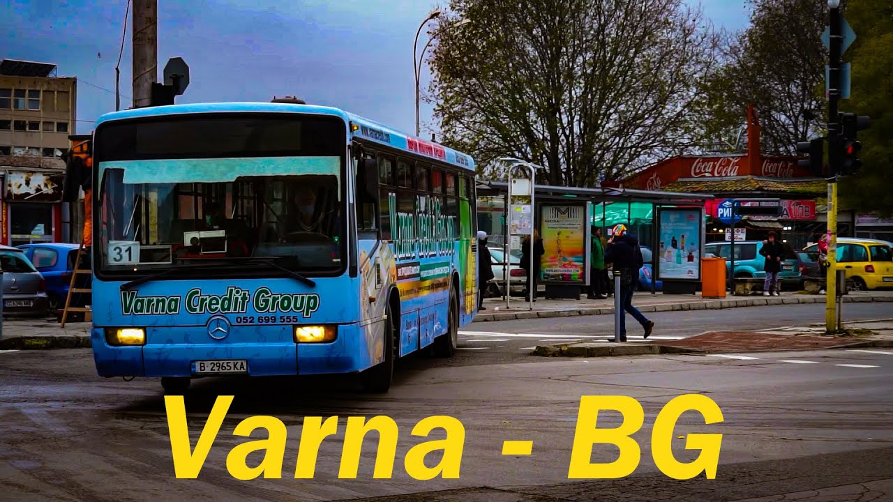 Public Transport of Varna - Bus and Trolleybus (2020)- Bulgaria sightseeing - 불가리아 시내버스 풍경