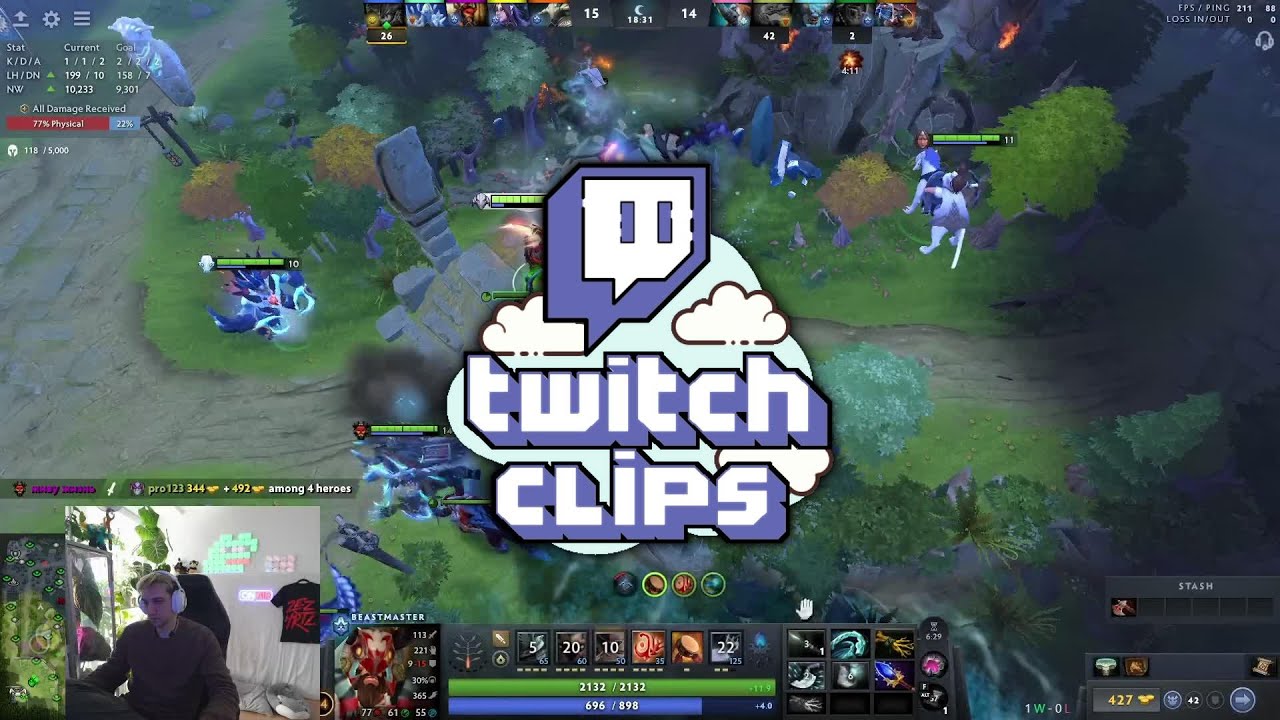 САМЫЕ ПРОСМОТРИМЫЕ КЛИПЫ НЕДЕЛИ ПО ДОТЕ 2 НА Twitch! #1