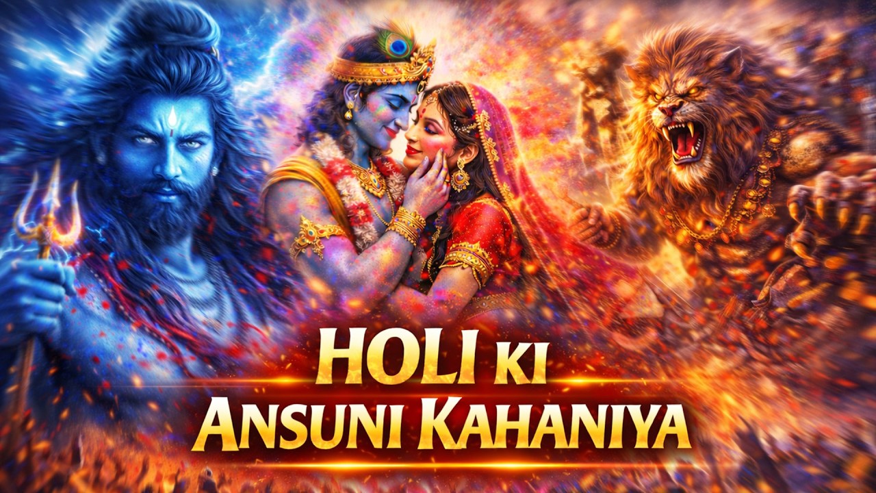 Holi Ki Ansuni Kahaniyan | Holika Dahan, Prahlad, Narasimha & Radha Krishna Ki Asli Story #holi2026