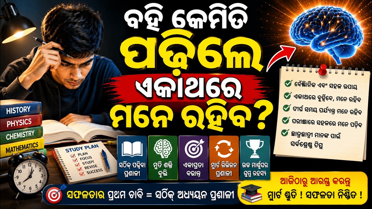 How to Study Books and Remember Everything Easily | Best Study Techniques | Memory Tips for Students
