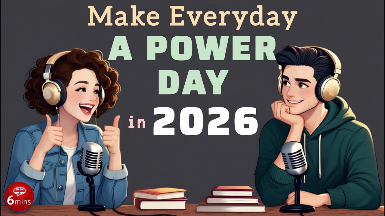 English Podcast for Easy English Practice  | Make Every Day a POWER Day in 2026 | Speak English Fast