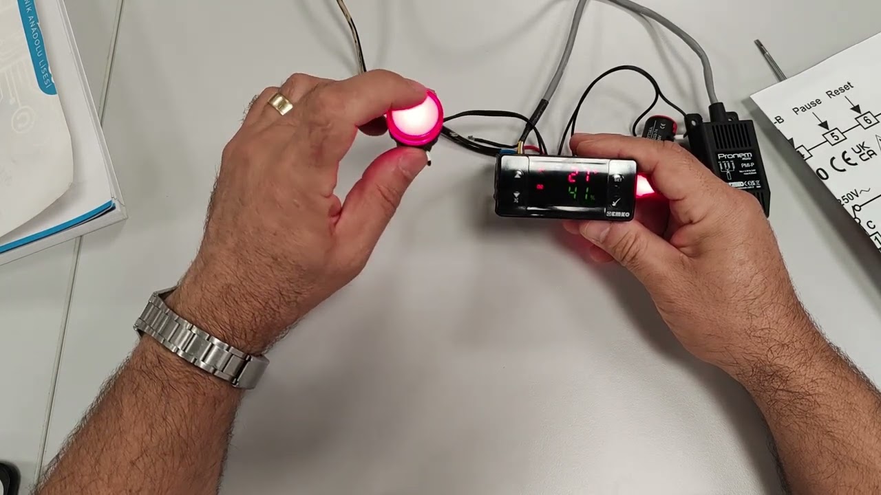 Sıcaklık ve Nem Ölçümü / Kontrolü-Otomaston Atölyesi 10.Temrin-Elektrik Elektronik Teknolojisi Alanı