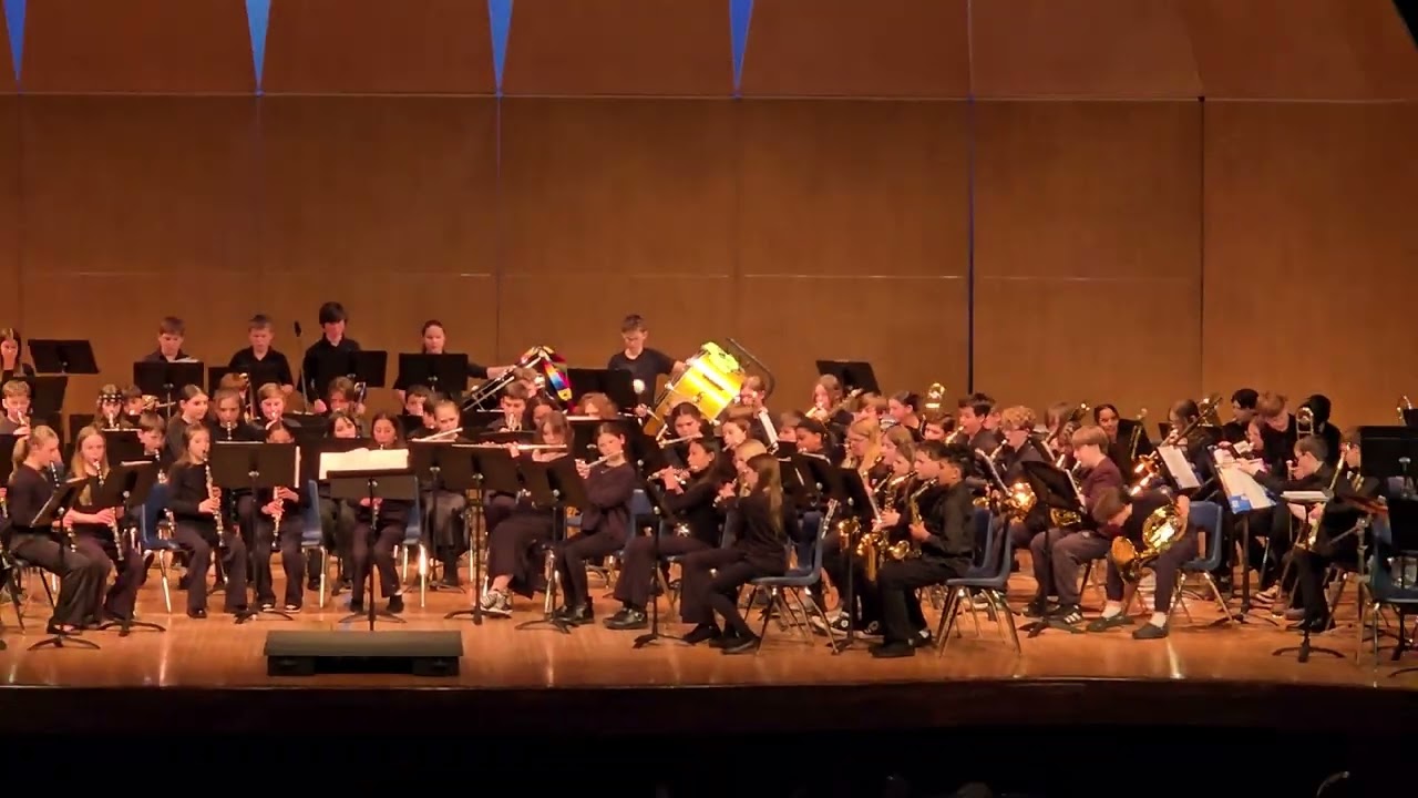 Saline MS 6th grade Bands B/D perform Boogie Blues by Bruce Pearson & Barrie Gott. 2-12-2026