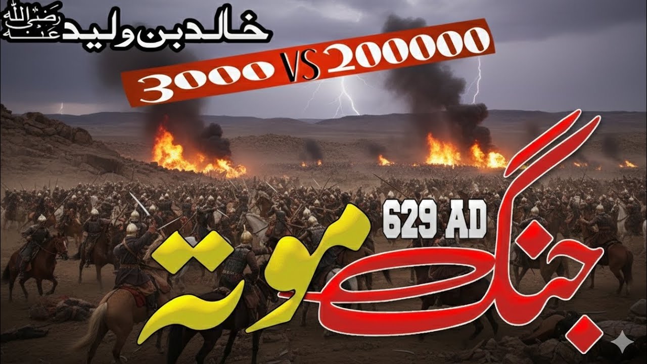 Battle of Mu’tah 629 AD | Ghazwa-e-Mutah Complete History | The Day of Three Martyrs