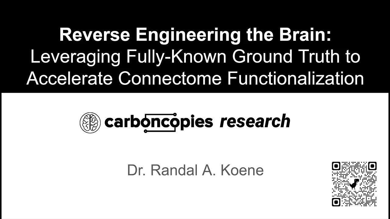 UCSC Seminar - Reverse Engineering the Brain by Randal Koene