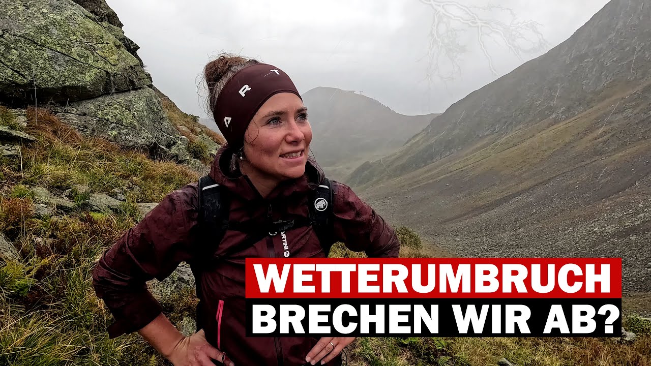 Vom Spieljoch zum Kellerjoch im Zillertal. Das Wetter holt uns ein.