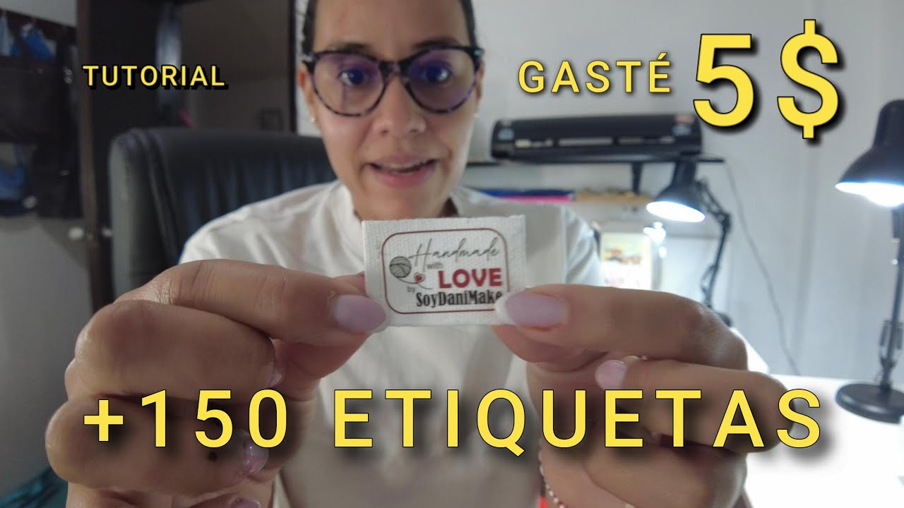Gasté menos de 5$ e hice +150 etiquetas | Te enseño cómo hacerlo para tu emprendimiento