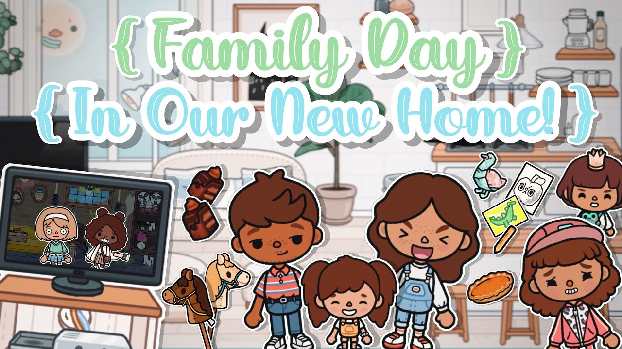 We had a family day in our new home!? # 24 | Toca Boca World (Pippa & Pip series) Toca Boca