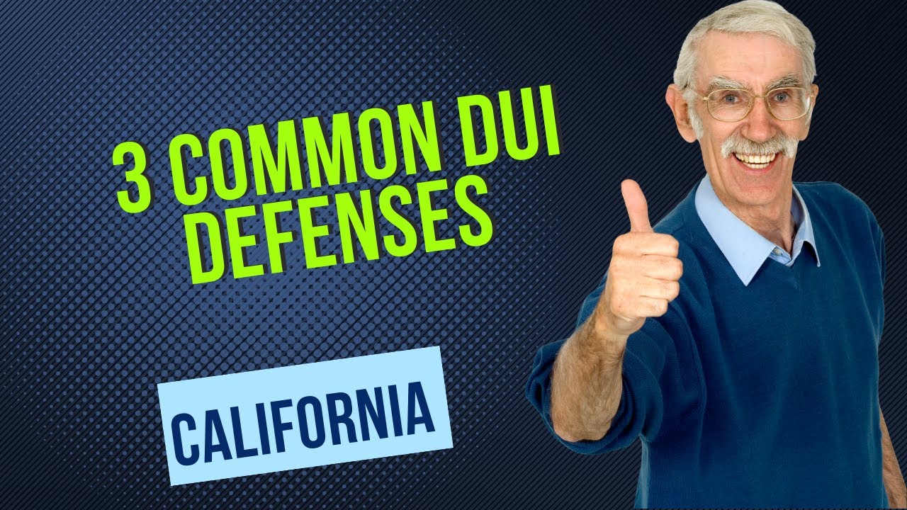 3 Common DUI Defenses