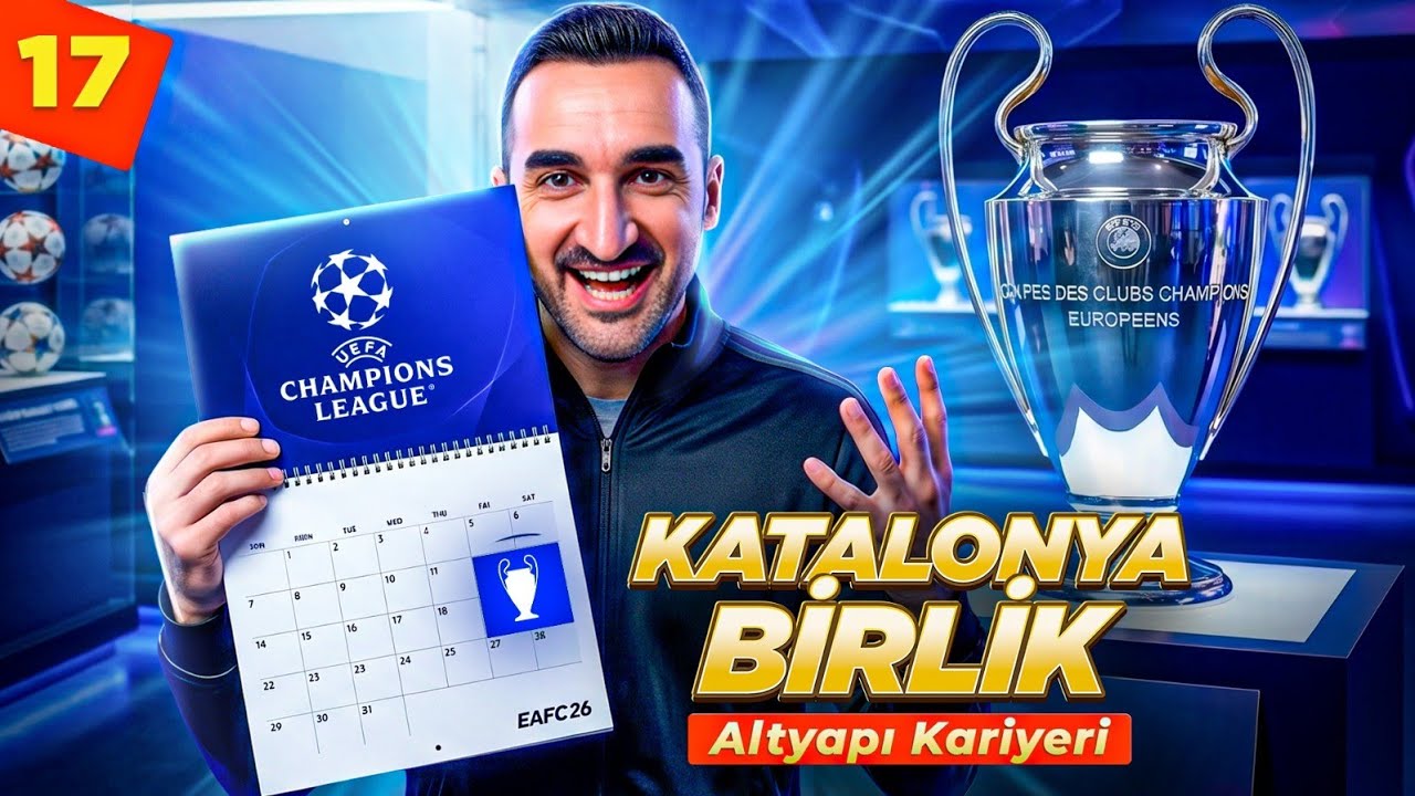 Şampiyonlar Ligi Ser&uuml;veni Başlıyor! | FC 26 Altyapı Kariyer Modu #17