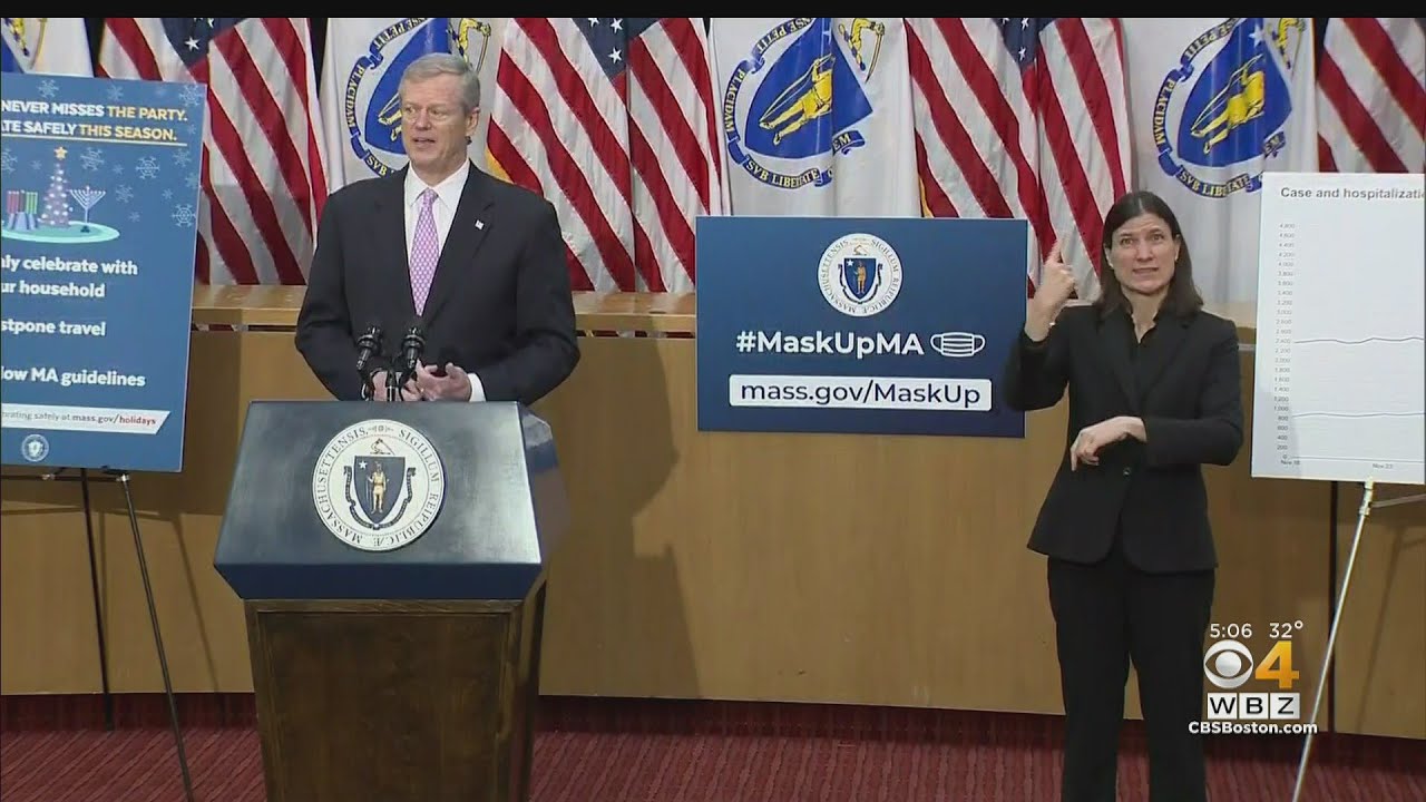 'Stay Home': Gov. Baker Urges People Not To Travel For Holidays With COVID Cases Surging