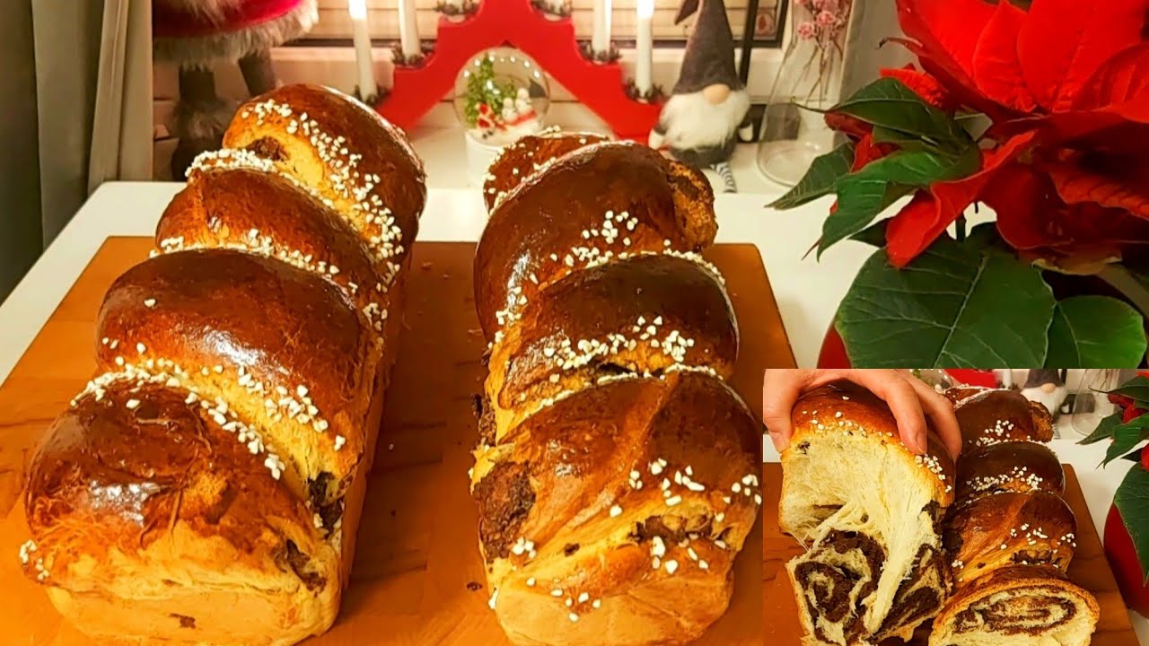 Cozonaci Pufoşi cu Nucă Cacao Ciocolata şi Stafide  Reteta Pas cu Pas @Iulya Food Station