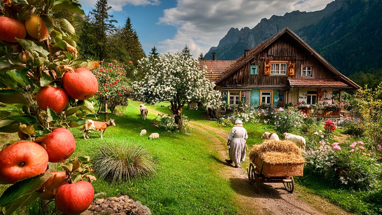 Fruit Heaven, Alpine Cows, Countryside Life - Autumn Has Arrived in Switzerland Villages
