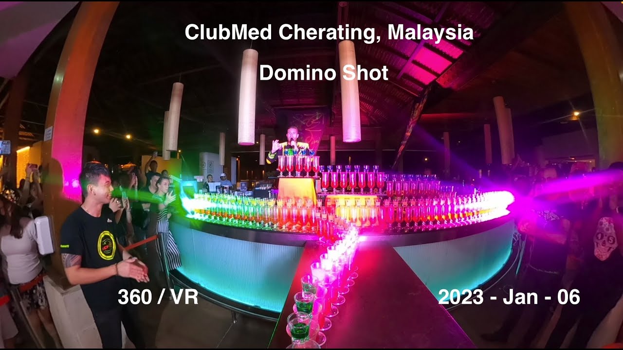 360 / VR view of The Domino Shot in ClubMed Cherating, Malaysia