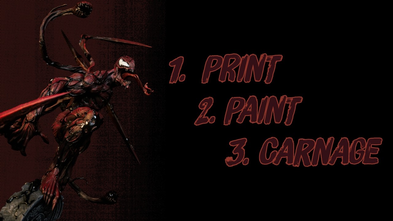 How to Paint Carnage, quick and easy!