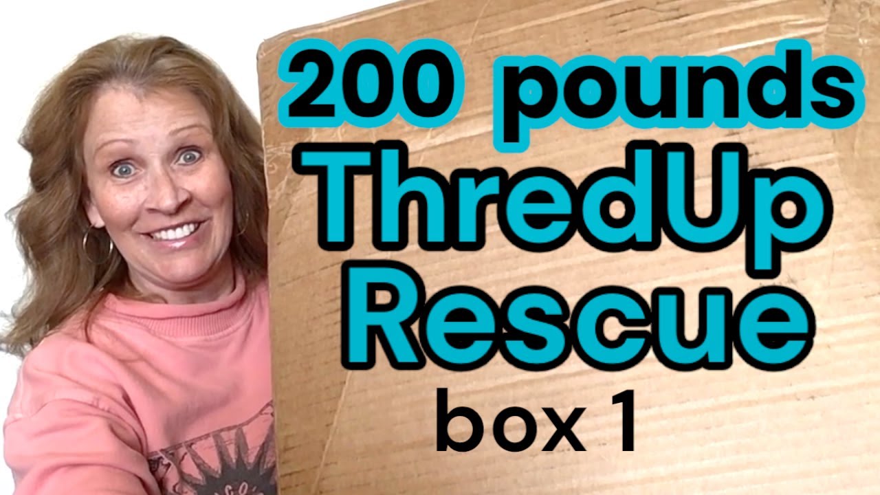 ThredUp 200 Pounds Mystery Womens Rescue Clothing to Resell Online