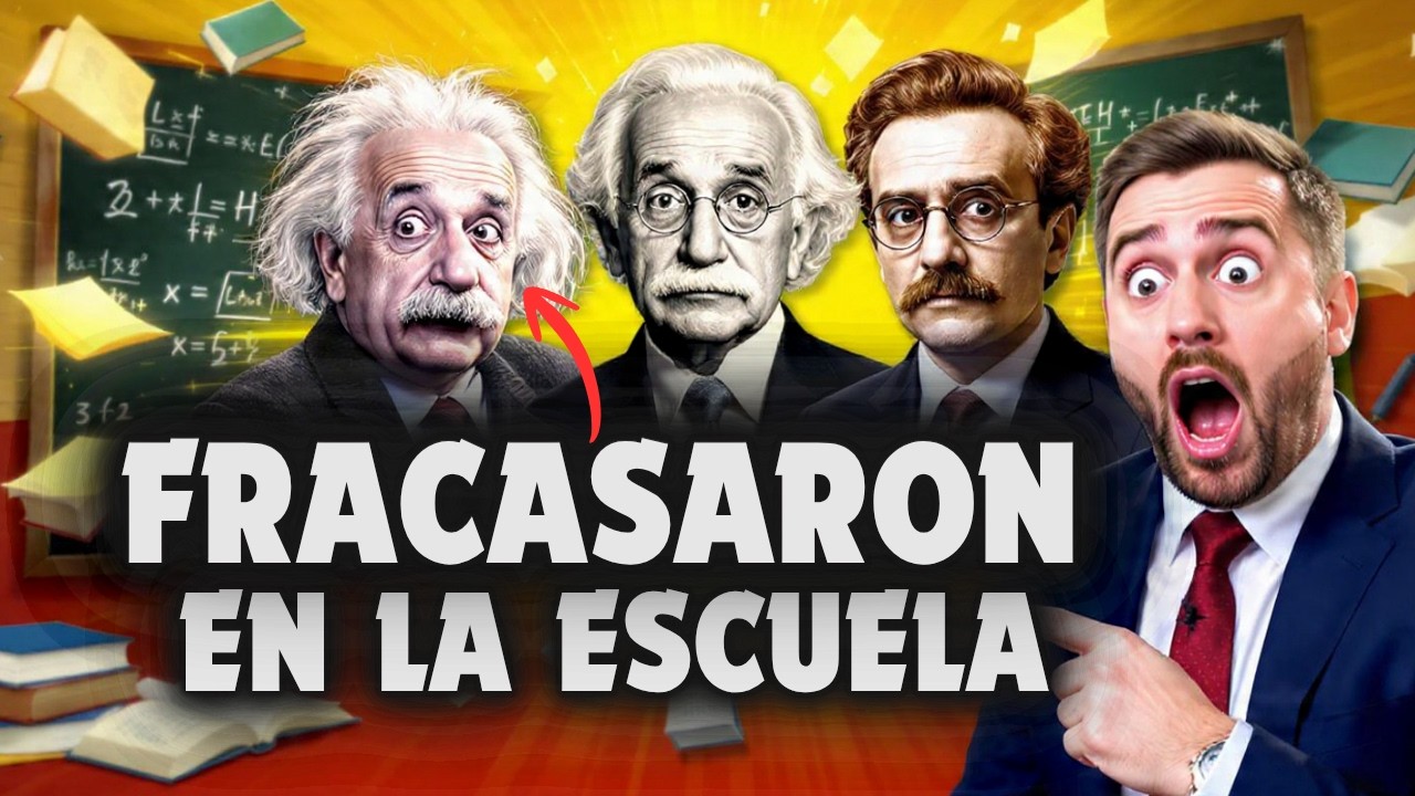 11 GENIOS que FRACASARON en la ESCUELA