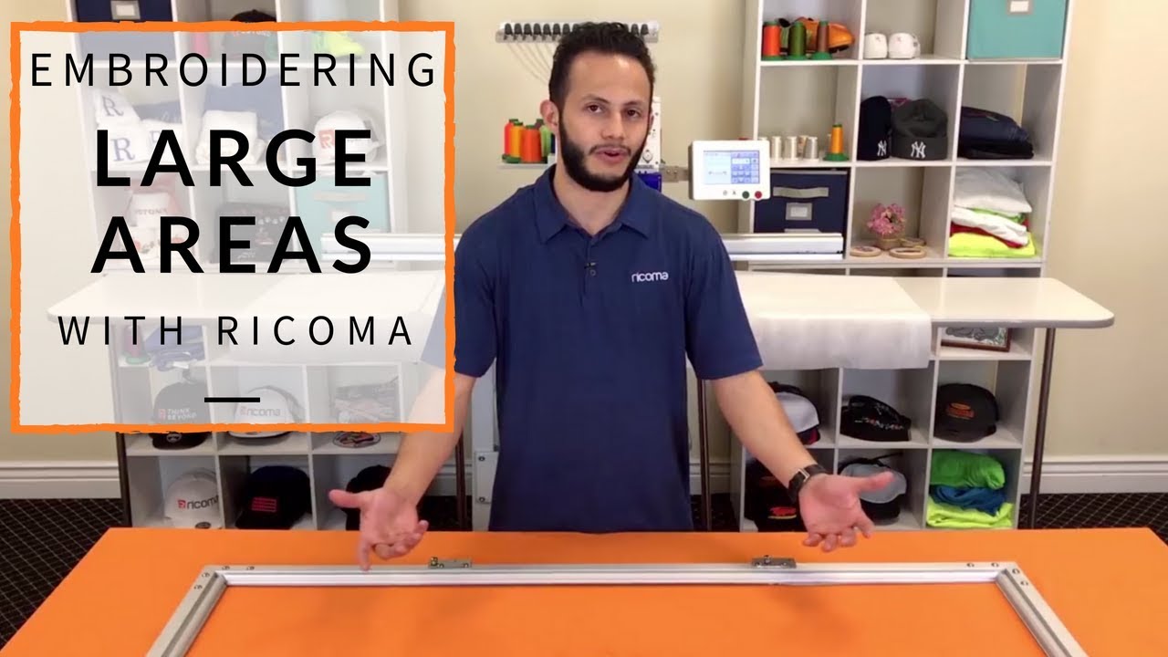 Embroidering Large Areas With Ricoma
