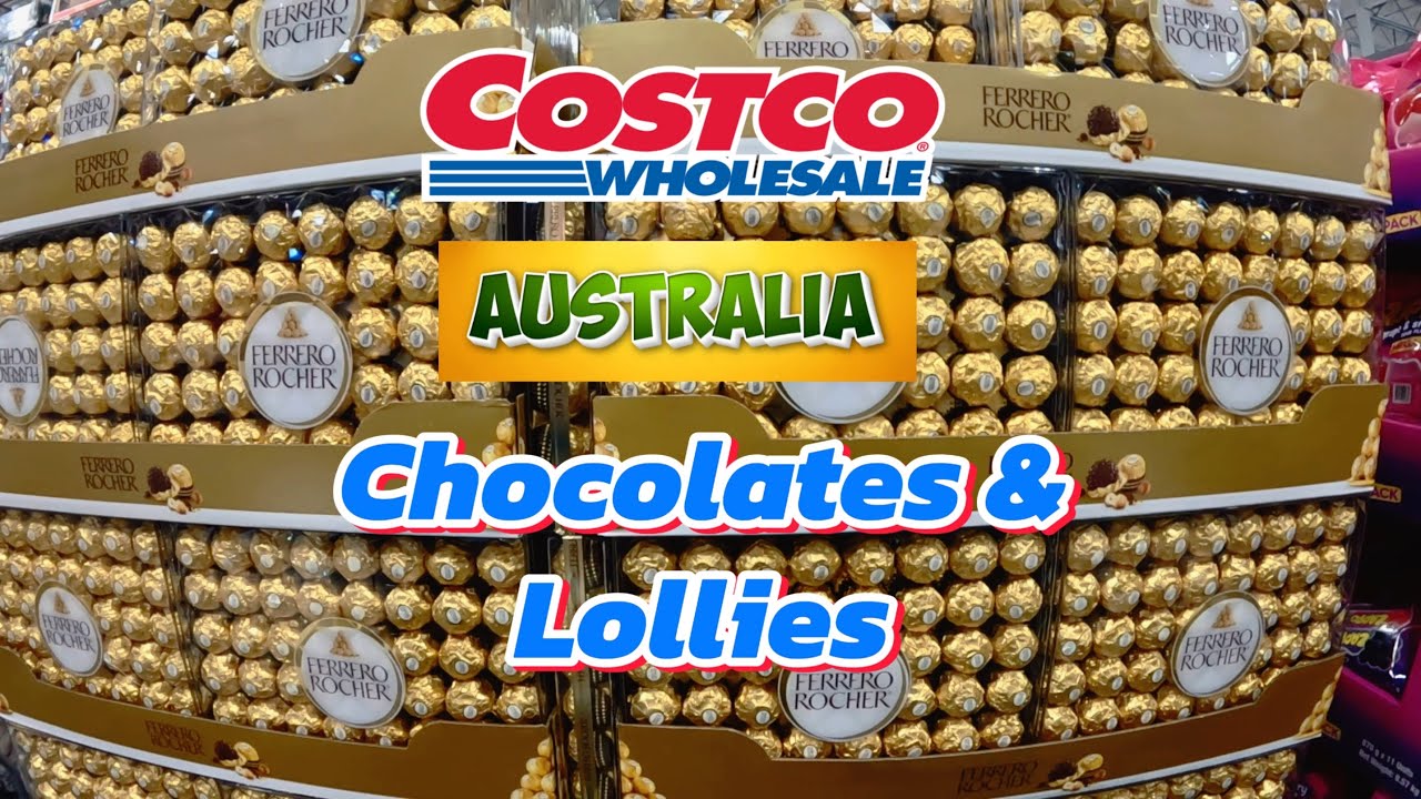 COSTCO AUSTRALIA SHOPPING CHOCOLATES AND LOLLIES