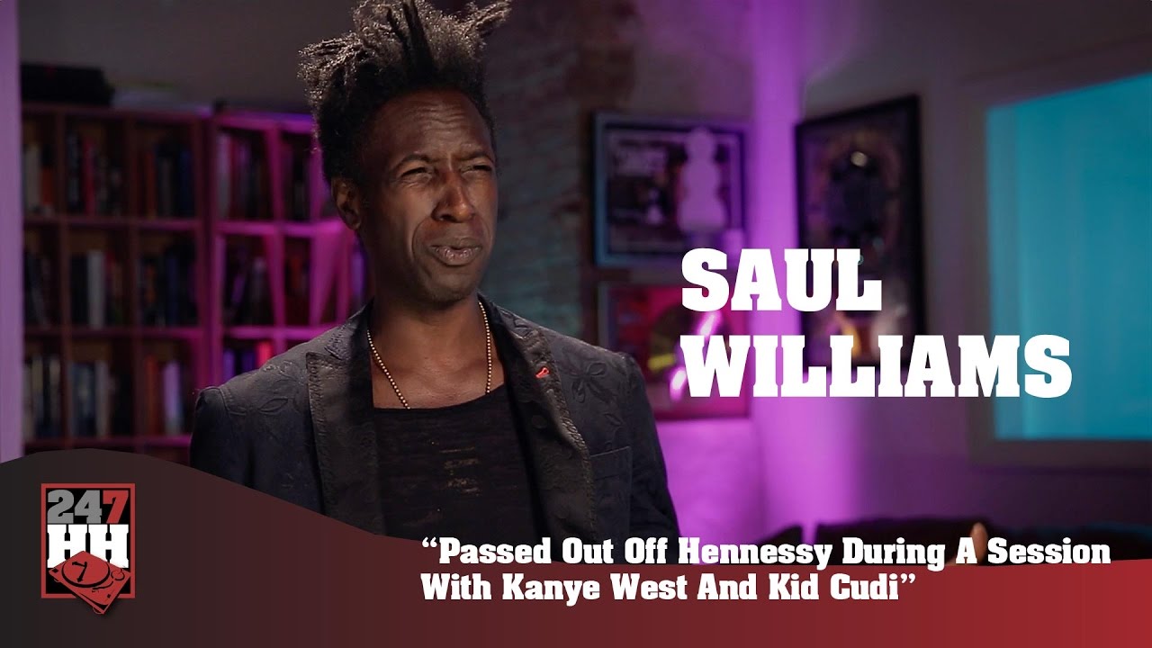 Saul Williams - Passed Out During A Session With Kanye West & Kid Cudi (247HH Exclusive)