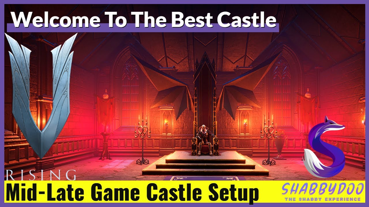 Красивая сольная база | Косметический дизайн замка | Тур V Rising Castle