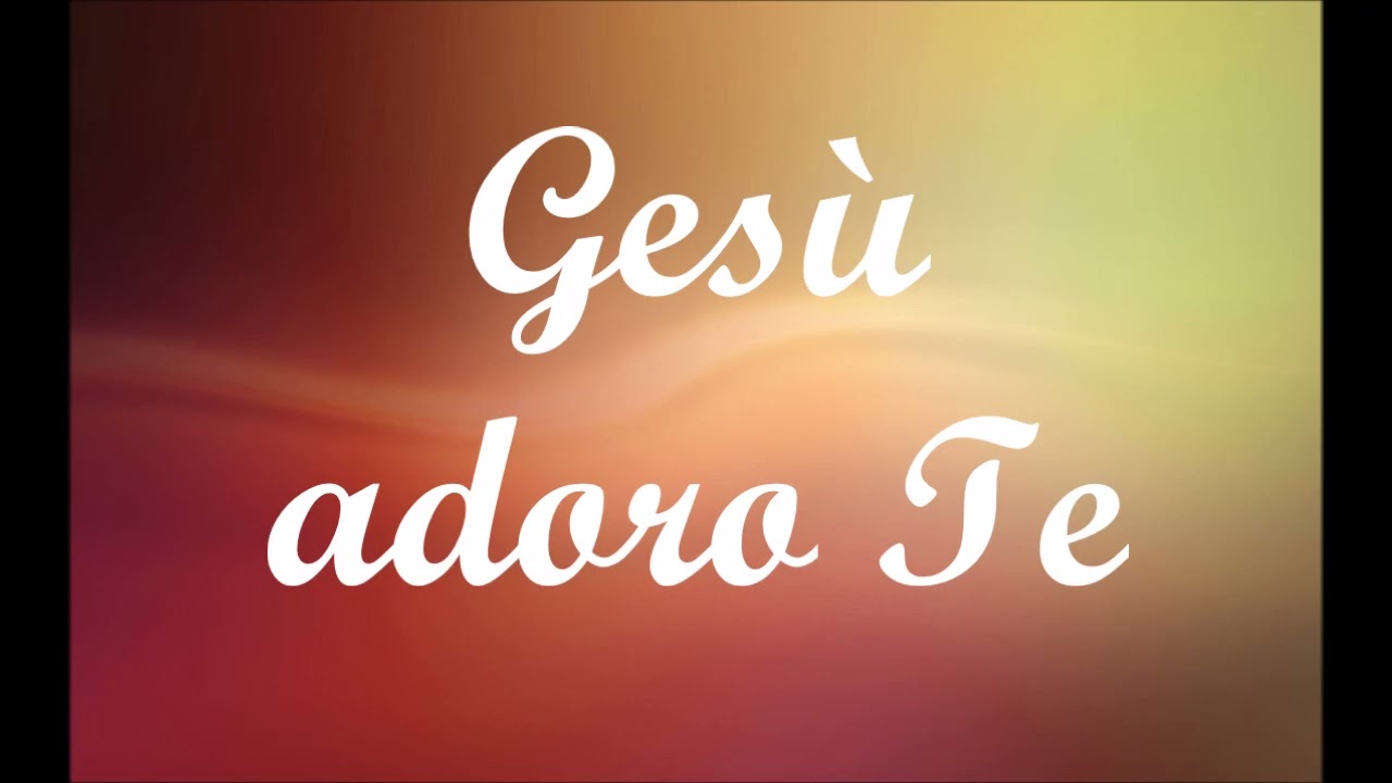 Il tuo nome è santo
