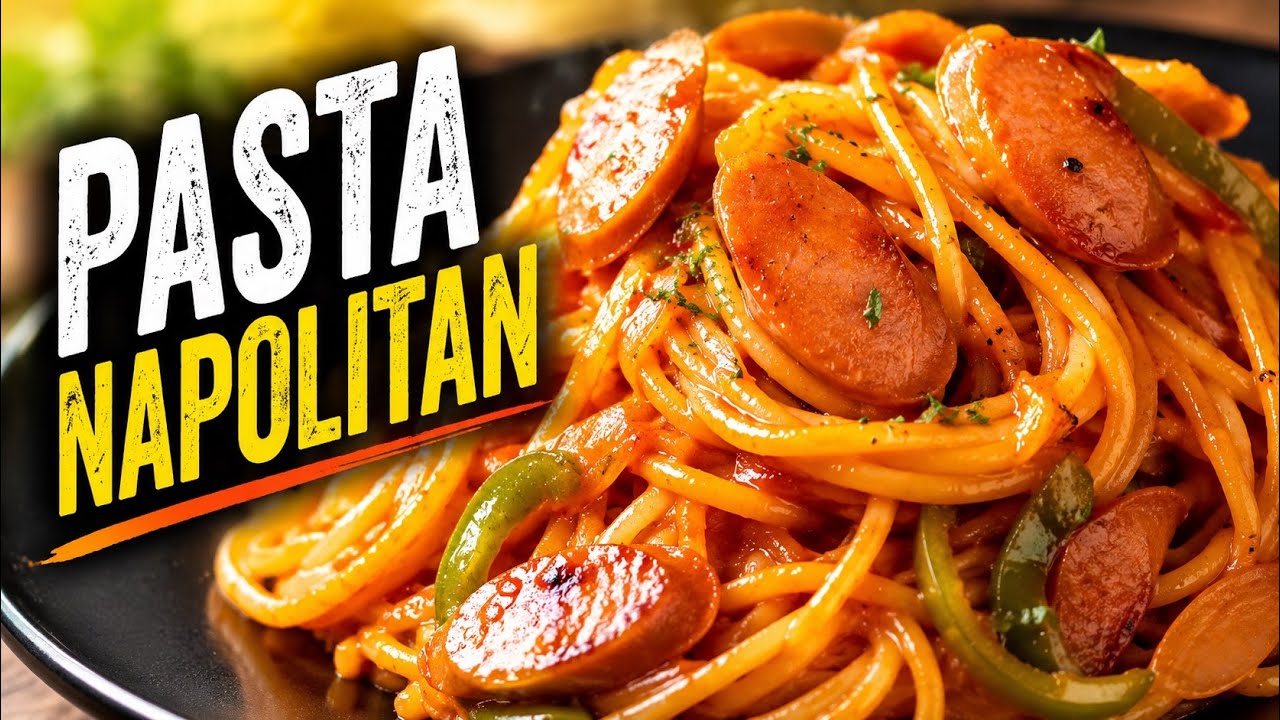 【Cucina giapponese】Gli spaghetti Napolitan (la pasta giapponese)🇯🇵🍝🇮🇹