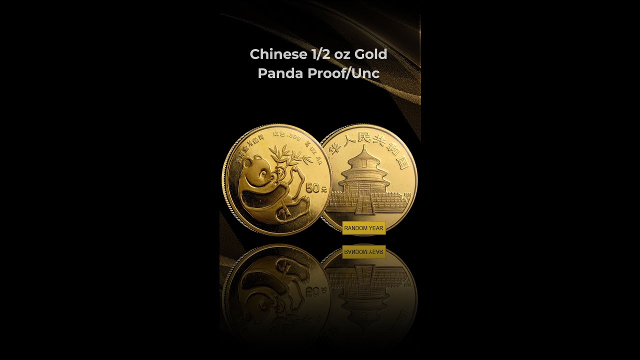 Chinese 1/2 oz Gold Panda Proof/Unc