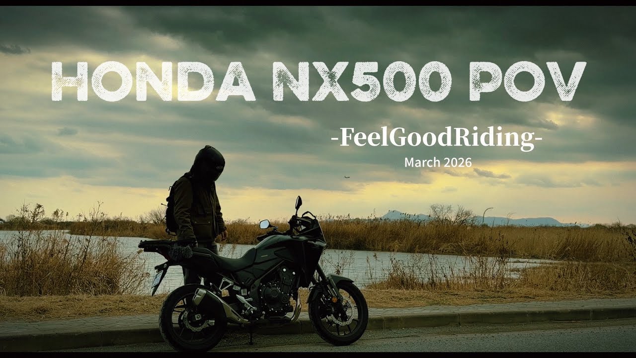 Honda NX500 pov | A cloudy day & sunset ride | 2026.03