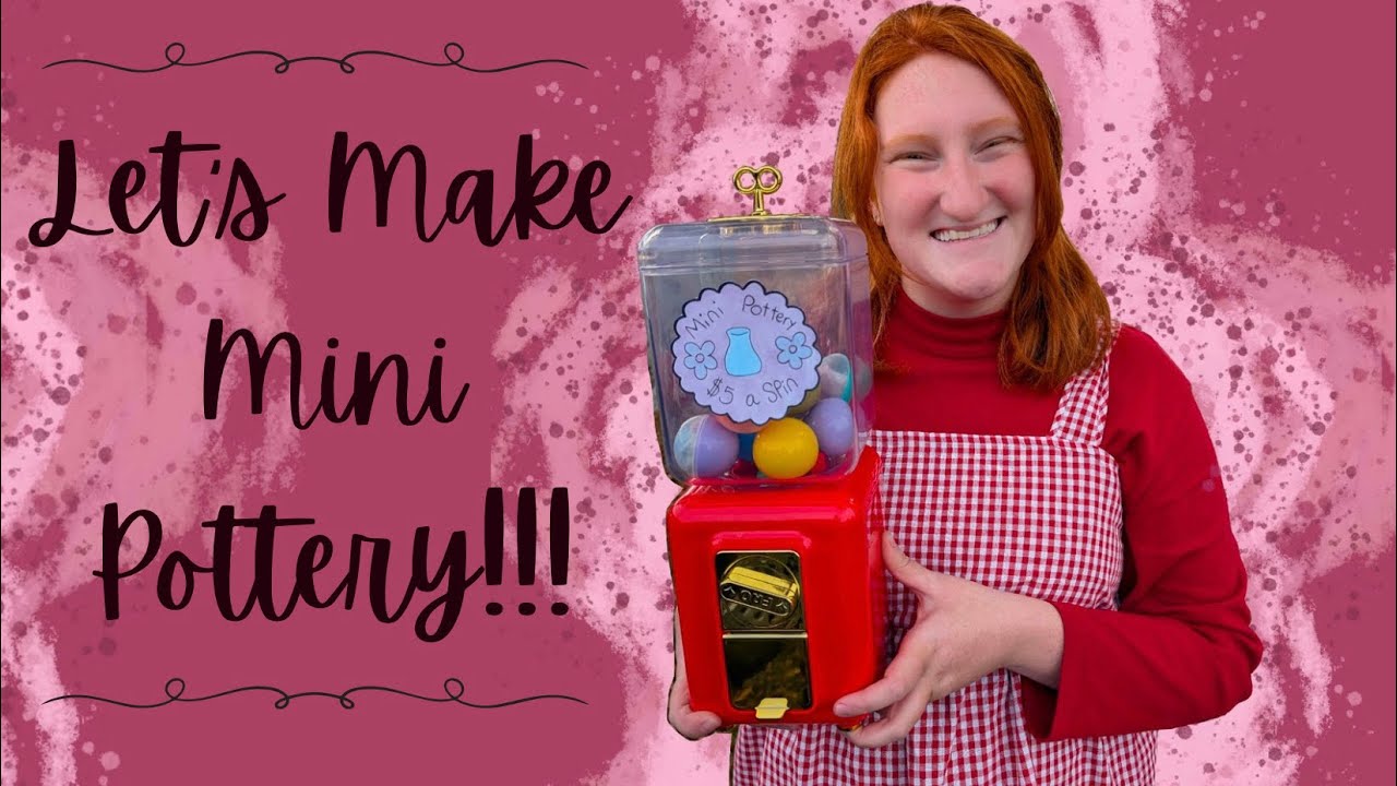 Mini Pottery Gacha Machine!