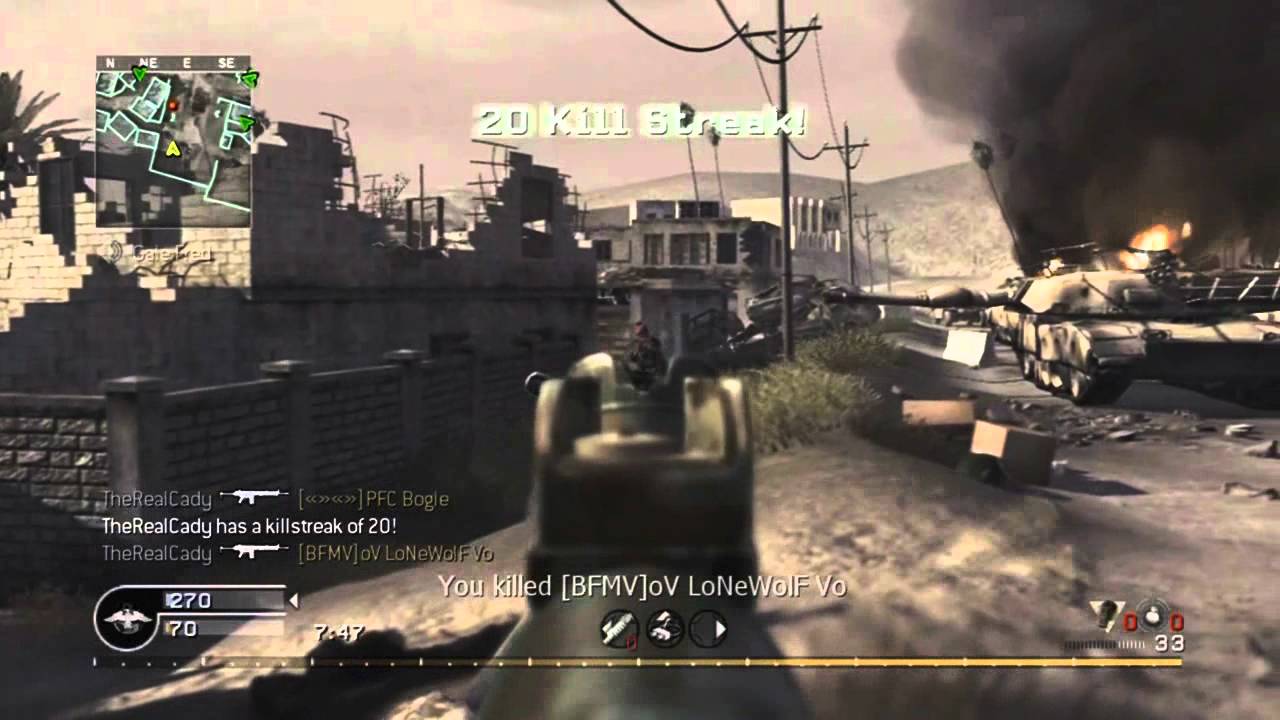 Call of Duty 4 - Team Deathmatch on Ambush 40-3 with MP5