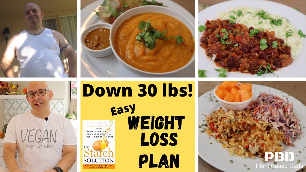 MEALS FOR MAXIMUM WEIGHT LOSS | What I Eat In A Day on The Starch Solution | Easy Weight Loss Meals