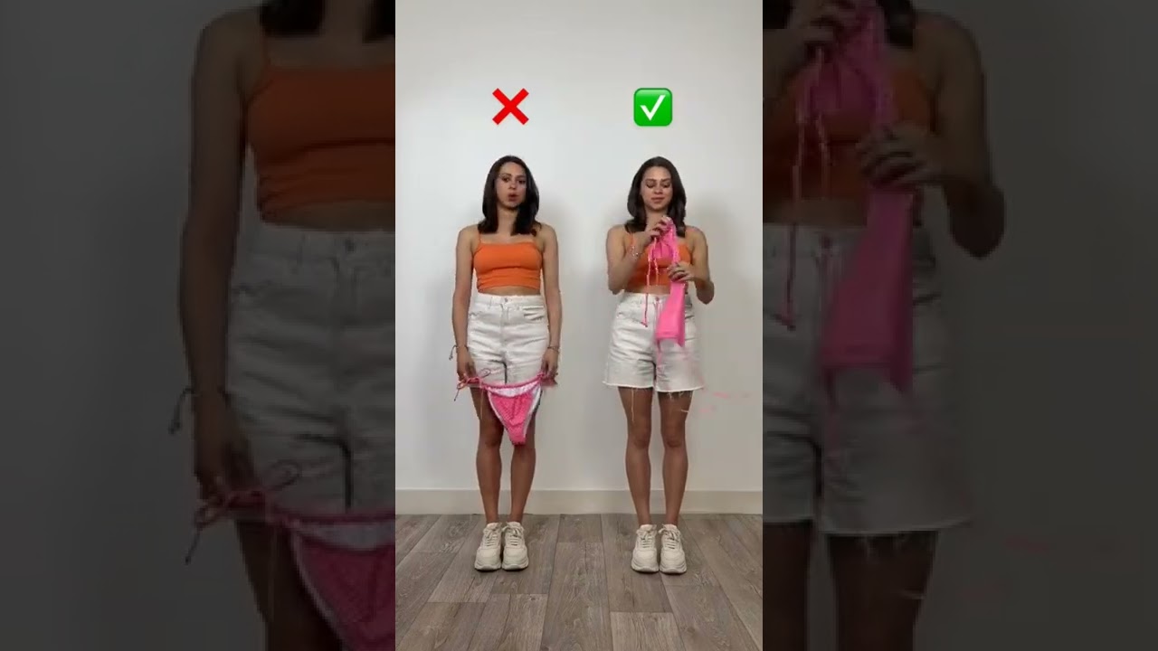 Must Try Easy Bikini Into Top Hack For Summer! 🛒 Shopping Link 👇 #shorts #fashion #hack #bikini #diy