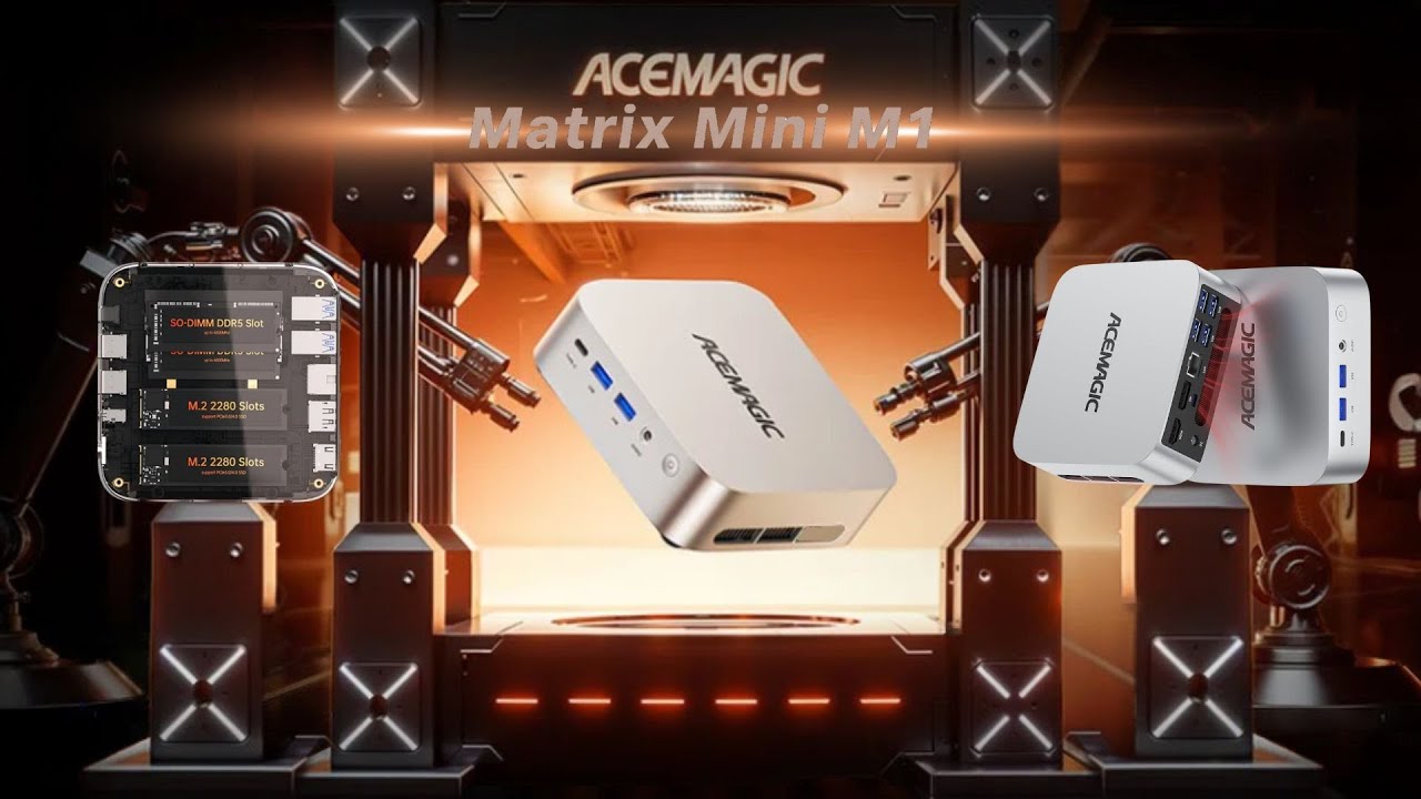 AceMagic Matrix Mini M1 Review: Ultimate All-In-One for Triple 4K Displays & Upgraded Cooling!
