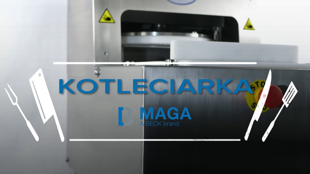 Kotleciarka MAGA prasa do mięsa - Film produktowy dla Beck Clip Systems