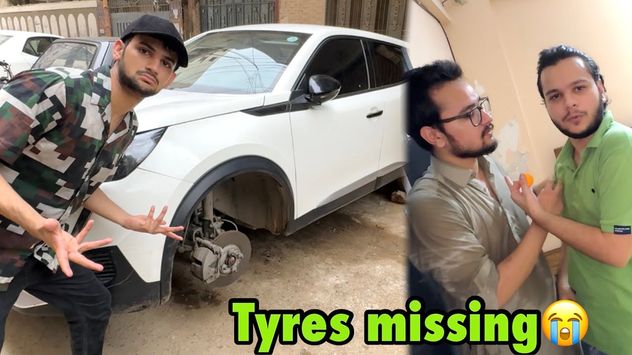 Hamari car ke tyre chori hogai🥲 | mujhe ispar shak hai😤