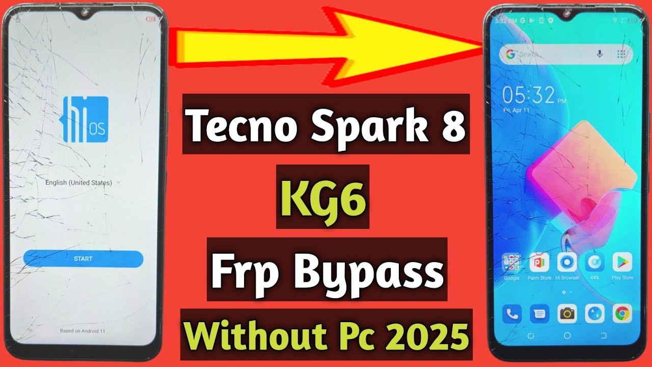 Tecno kg6 frp bypass | Tecno spark 8 kg6 frp unlock | Tecno spark 8 frp bypass without pc 2025